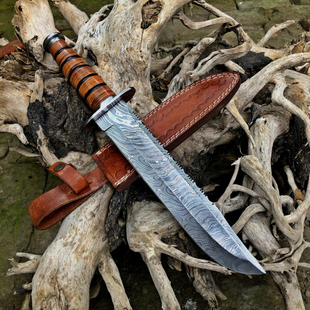 Damascus Kabar Damascus Hunting Knife HK01 eSaleKnives